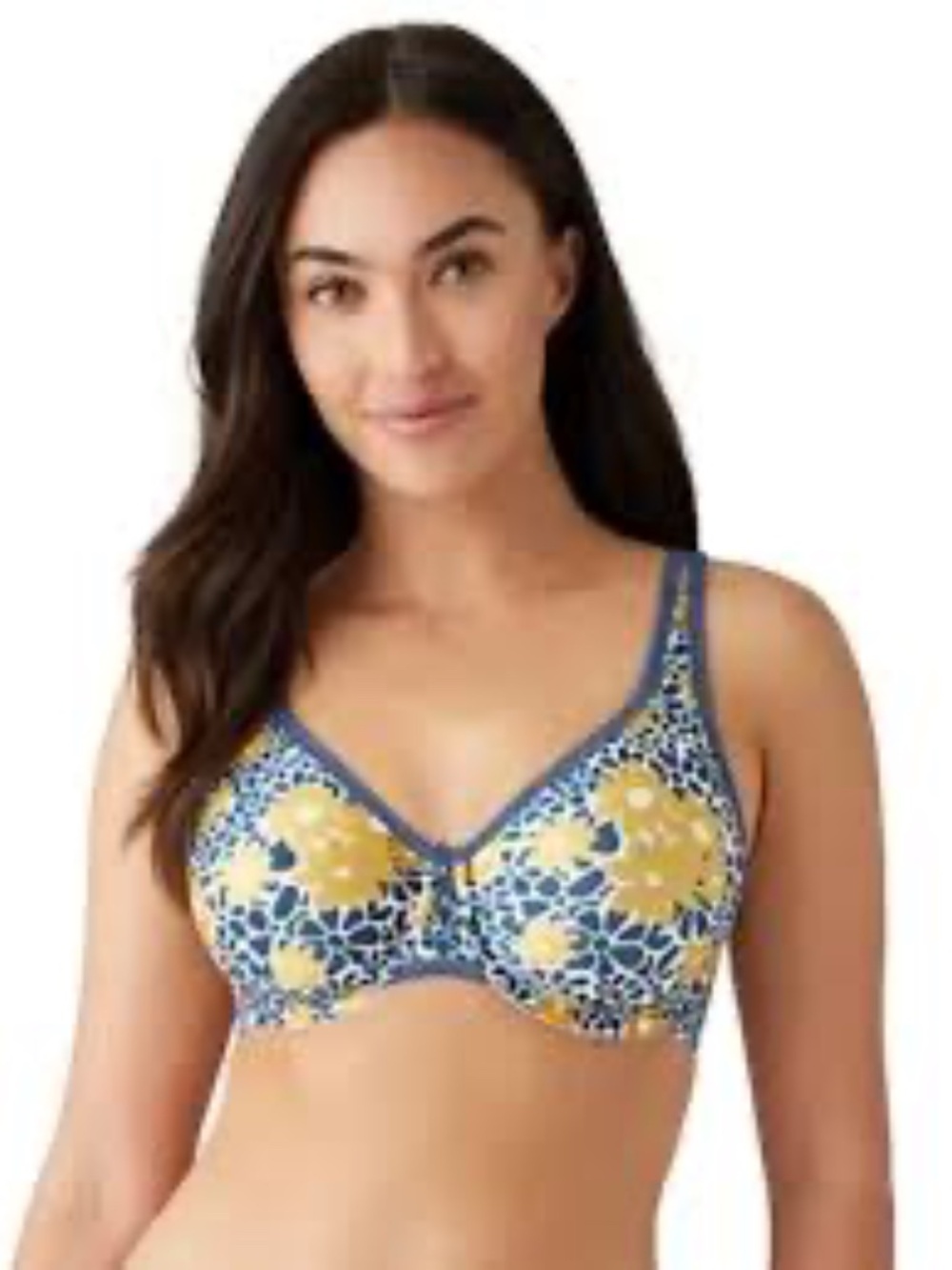Wacoal Basic Beauty Bra 36C NEW Style # 855292 Deco Floral Seamless Underwire